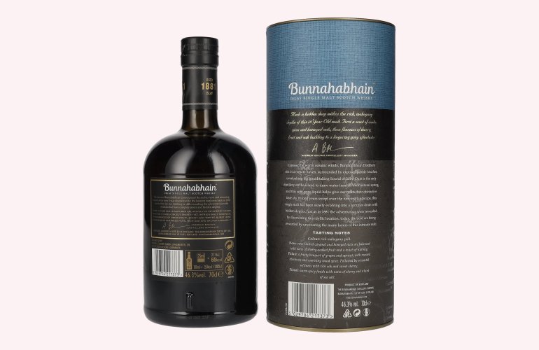 Bunnahabhain 18 Years Old Islay Single Malt Scotch Whisky 46,3% Vol. 0,7l in Giftbox