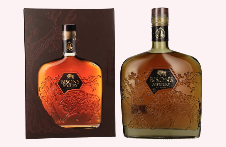 Bison's Mystery Brandy 40% Vol. 0,7l in Giftbox