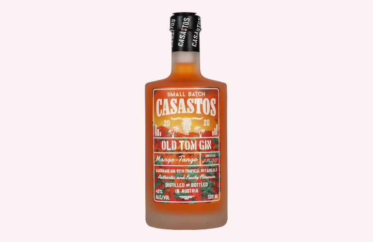 CASASTOS Old Tom Gin Small Batch Mango-Tango 40% Vol. 0,5l