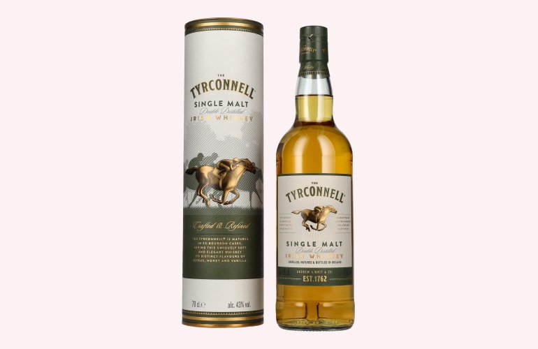 The Tyrconnell Single Malt Irish Whiskey 43% Vol. 0,7l in geschenkverpakking