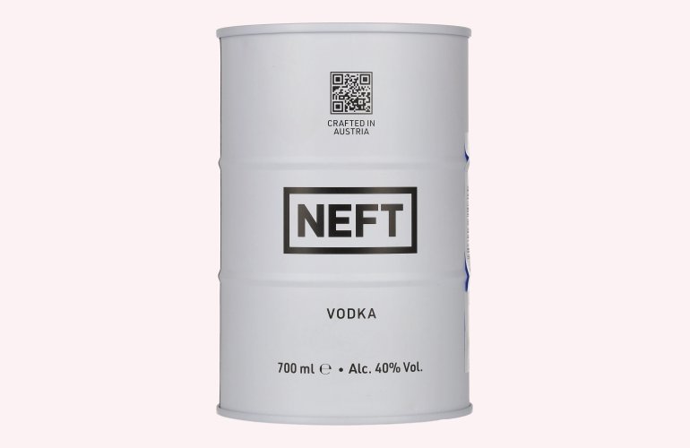 NEFT Vodka White Barrel 40% Vol. 0,7l Pfand