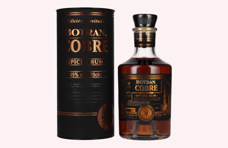 Botran Ron COBRE Spiced Rum Edición Limitada 45% Vol. 0,7l in Geschenkbox