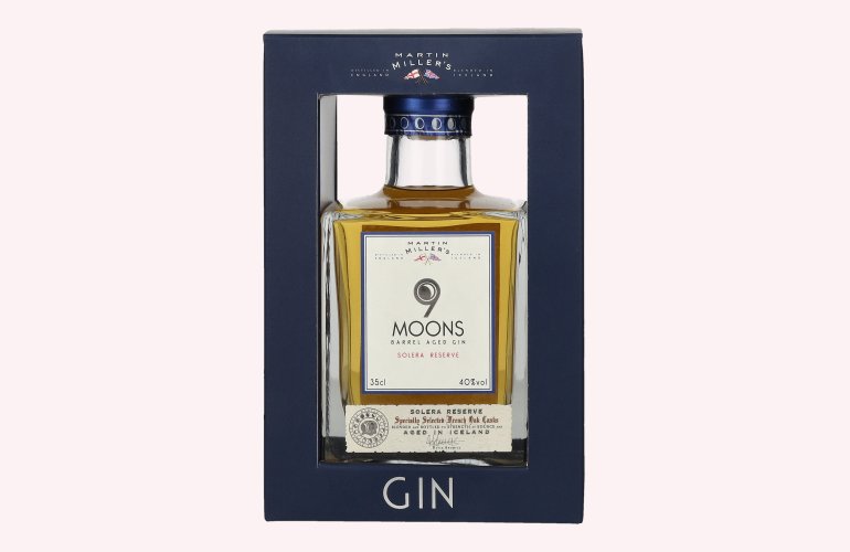 Martin Miller's 9 Moons Solera Reserve Barrel Aged Gin 40% Vol. 0,35l in Geschenkbox