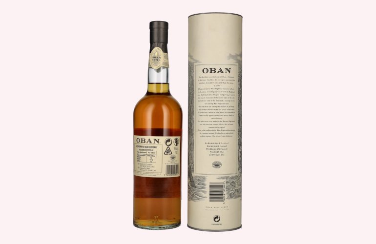 Oban 14 Years Old Single Malt Whisky 43% Vol. 0,7l in Giftbox