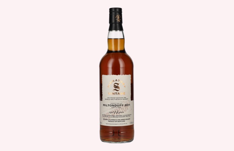Signatory Vintage 100 Proof Edition MILTONDUFF 14 Years Old Single Malt #54 2011 57,1% Vol. 0,7l