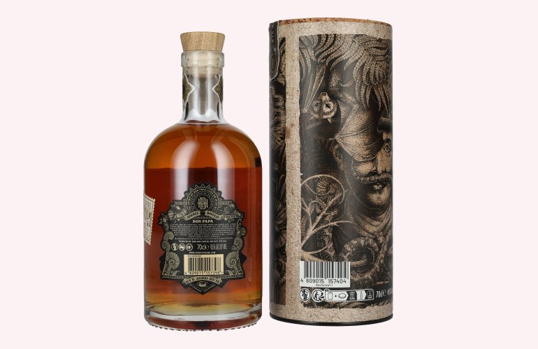 Don Papa Rum Rye Aged 45% Vol. 0,7l in Giftbox