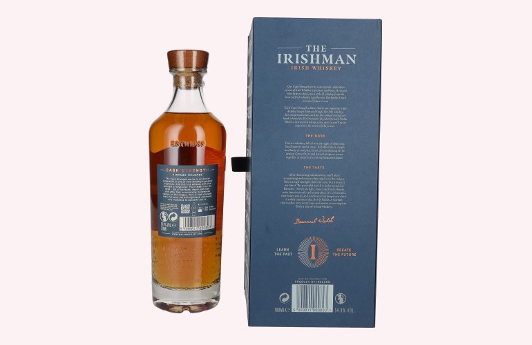 The Irishman Irish Whiskey Cask Strength Limited Edition Release 2022 54,9% Vol. 0,7l in geschenkverpakking