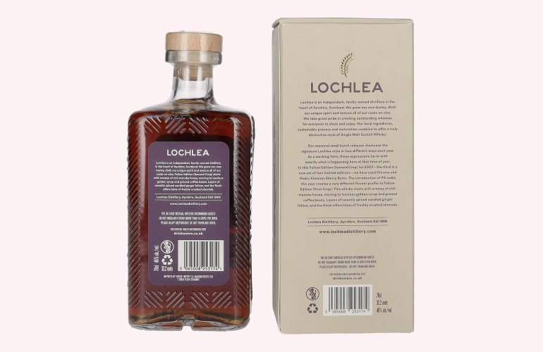 Lochlea FALLOW EDITION Second Crop Single Malt Scotch Whisky 46% Vol. 0,7l in Giftbox