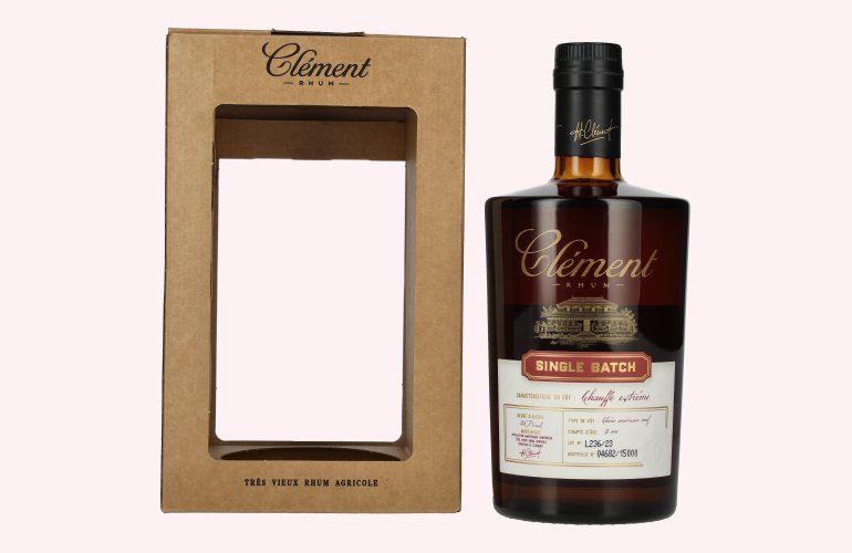 Clément Rhum Chauffe Extrême Single Batch 46,7% Vol. 0,5l in Geschenkbox