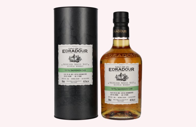 Edradour 11 Years Old ST. MICHAEL-EPPAN Sauvignon Cask #1002 2012 48,2% Vol. 0,7l in Geschenkbox