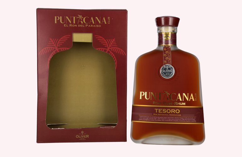 Puntacana Club Tesoro Ron Artesanal Dominicano 38% Vol. 0,7l in Giftbox