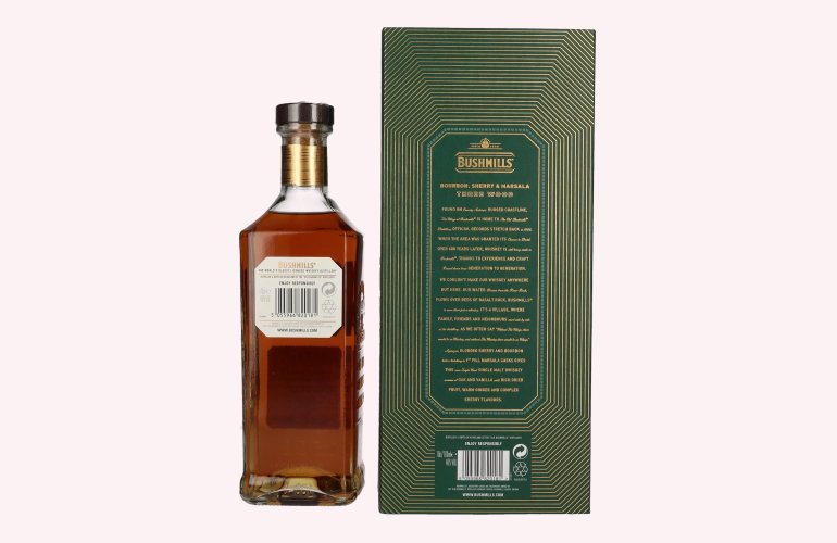 Bushmills 21 Years Old RARE Single Malt Irish Whiskey 46% Vol. 0,7l in Geschenkbox