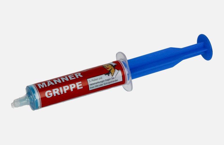 Krugmann MÄNNERGRIPPE Spritze Ice-Mint-Likör 15% Vol. 7x0,02l PET