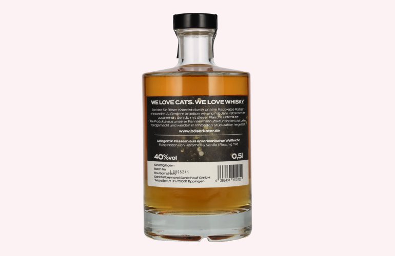 BÖSER KATER Bourbon Whisky 40% Vol. 0,5l