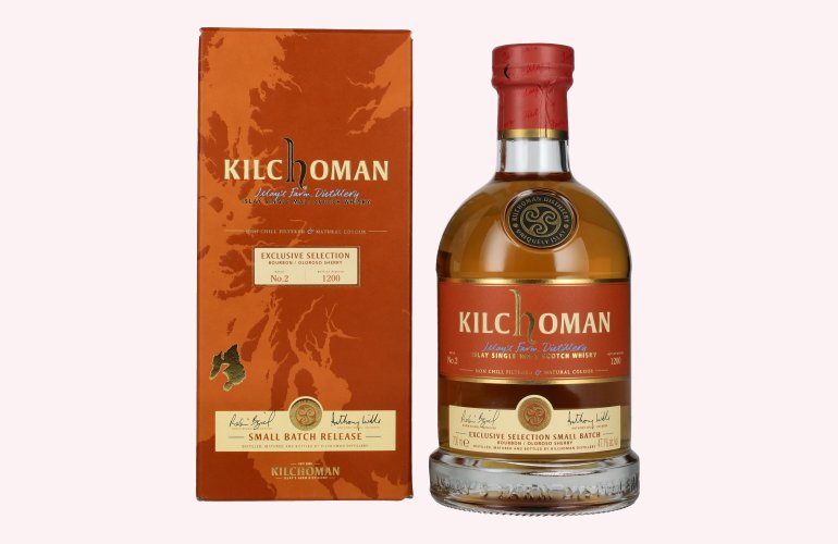 Kilchoman Islay Single Malt Whisky Bourbon/Oloroso Sherry SMALL BATCH 2 47,1% Vol. 0,7l in Giftbox