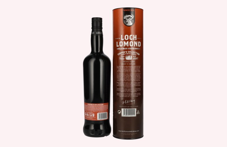 Loch Lomond COOPER COLLECTION Spanish Oak Cask Single Grain Scotch Whisky 50% Vol. 0,7l in Geschenkbox