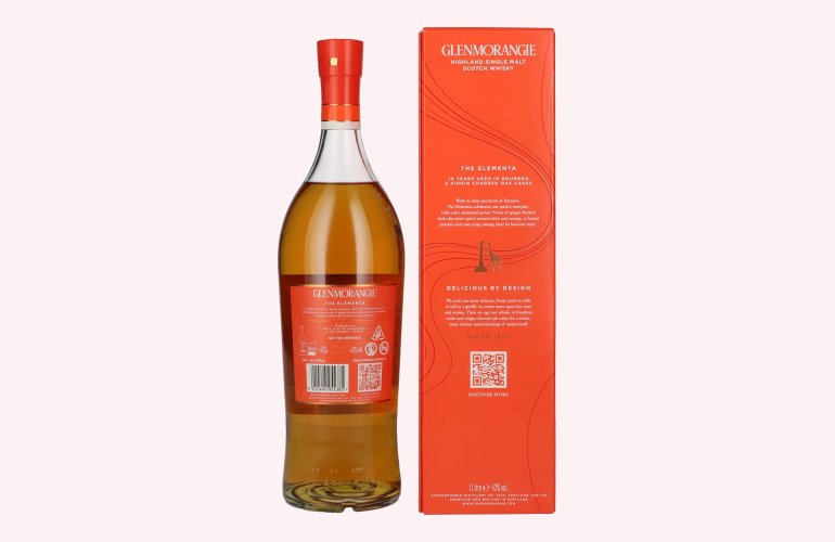 Glenmorangie The ELEMENTA 14 Years Old New Charred Oak Cask Finish 43% Vol. 1l en boîte cadeau
