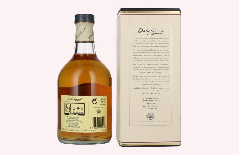 Dalwhinnie 15 Years Old Highland Single Malt Scotch Whisky 43% Vol. 0,7l in geschenkverpakking