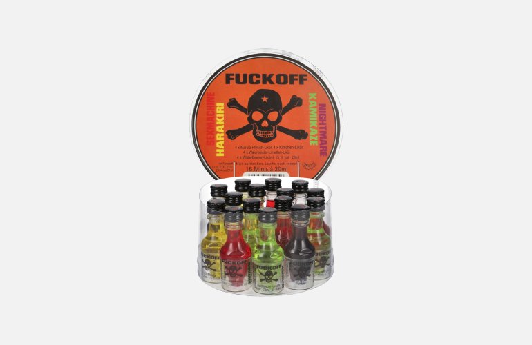 FUCKOFF Likör Mix 15% Vol. 16x0,02l PET
