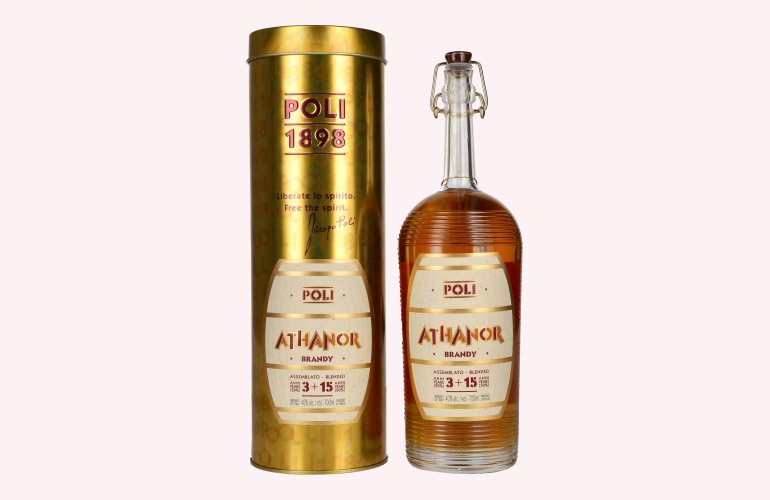Poli Brandy ATHANOR 40% Vol. 0,7l in Tinbox