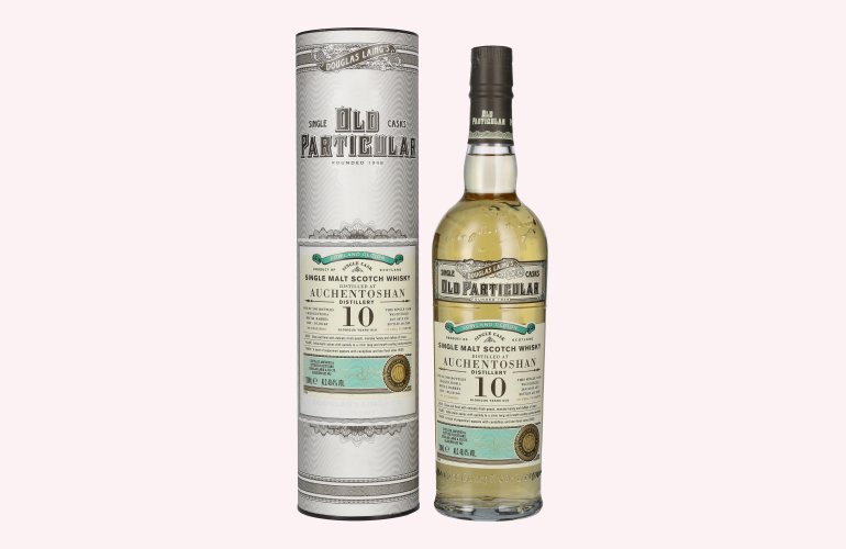 Douglas Laing OLD PARTICULAR Auchentoshan 10 Years Old Single Malt Whisky 2013 48,4% Vol. 0,7l en boîte cadeau