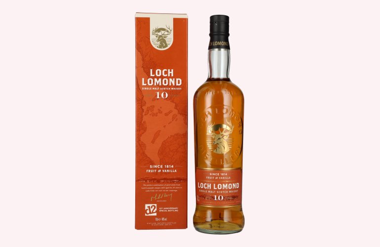 Loch Lomond 10 Years Old Single Malt Fruit and Vanilla Whisky 40% Vol. 0,7l in geschenkverpakking