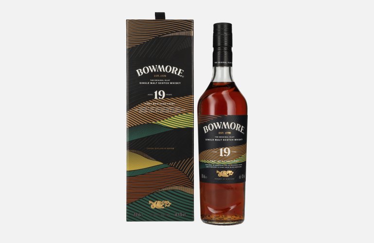 Bowmore 19 Years Old Pinot Noir Cask Finish Islay Single Malt 43% Vol. 0,7l in Giftbox