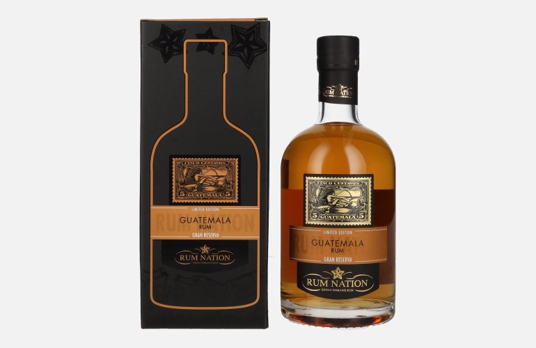Rum Nation Guatemala Gran Reserva Limited Edition 40% Vol. 0,7l in Geschenkbox