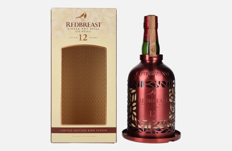 Redbreast 12 Years Old Limited White Edition Bird Feeder 2022 40% Vol. 0,7l in Geschenkbox