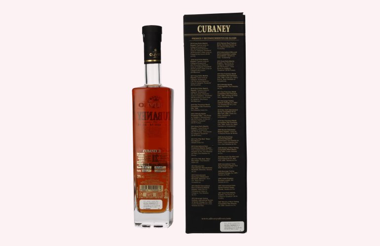 Ron Cubaney EXQUISITO 21 Sistema Solera 38% Vol. 0,7l in geschenkverpakking