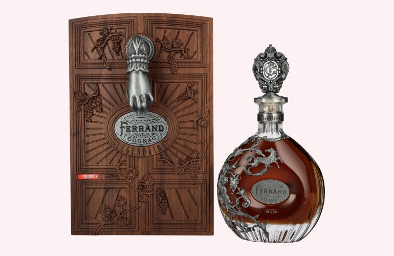 Cognac Ferrand Légendaire Grande Champagne Cognac 42,1% Vol. 0,7l in Holzkiste