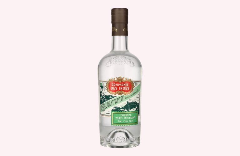 Compagnie des Indes GREAT WHITE Dominican Republic Original White Rum Blend 40% Vol. 0,7l
