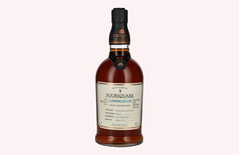 Foursquare 14 Years Old CONVOCATION Single Blended Rum 62% Vol. 0,7l