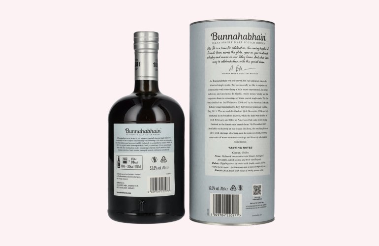Bunnahabhain 17 Years Old MÒINE TRIPLE CASK Limited Release Fèis Ìle 2023 52,6% Vol. 0,7l in Giftbox