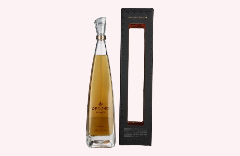 Cincoro Tequila Añejo 40% Vol. 0,7l in geschenkverpakking