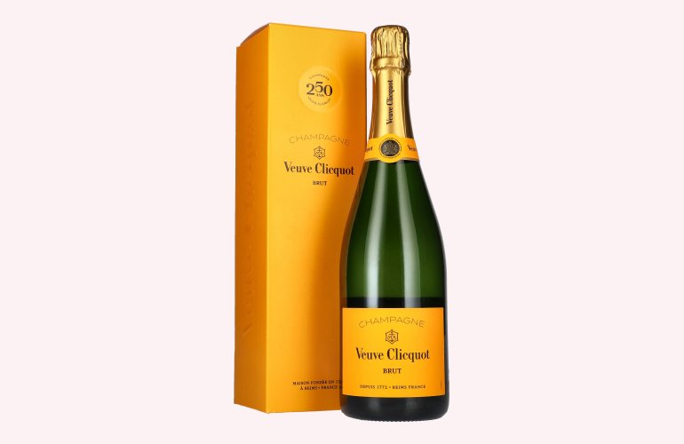 Veuve Clicquot 250 ANS Champagne Brut Yellow Label 12,5% Vol. 0,75l in Giftbox