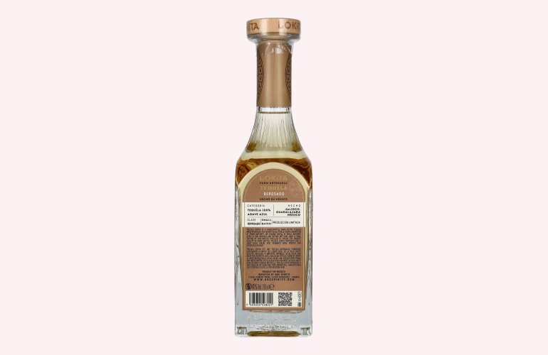 Lokita Tequila Reposado 100% Agave Azul 40% Vol. 0,7l