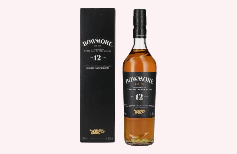 Bowmore 12 Years Old Islay Single Malt 40% Vol. 0,7l in Geschenkbox
