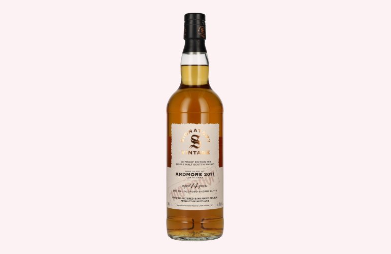 Signatory Vintage 100 Proof Edition ARDMORE 14 Years Old Single Malt #62 2011 57,1% Vol. 0,7l