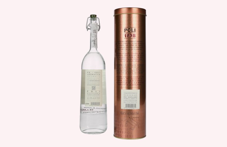 Poli Po' Di Poli Grappa Aromatica 40% Vol. 0,7l in Tinbox
