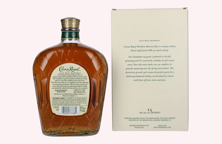 Crown Royal Northern Harvest Rye 45% Vol. 1l in Geschenkbox