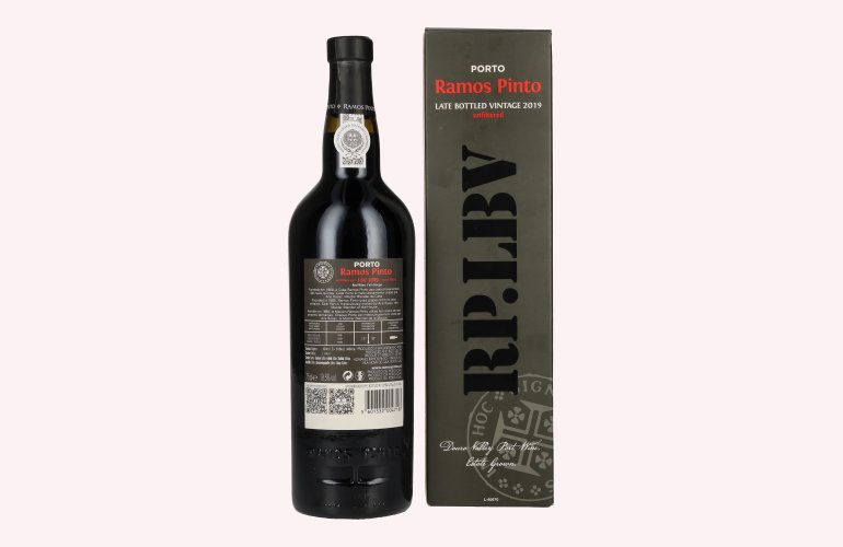 Ramos Pinto RP.LBV Late bottled Vintage 2019 19,5% Vol. 0,75l in Geschenkbox