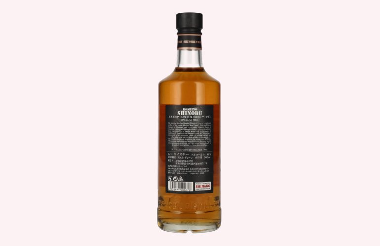 The Koshi-No Shinobu Bourbon Based Blended Whisky Mizunara Oak Finish 40% Vol. 0,7l