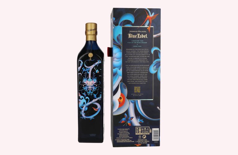 Johnnie Walker Blue Label James Jean YEAR OF THE WOOD DRAGON 2024 40% Vol. 0,7l in geschenkverpakking