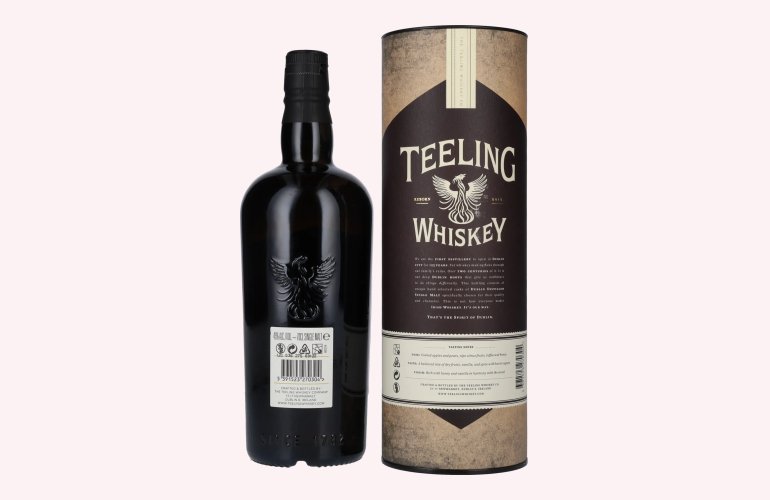 Teeling Whiskey SINGLE MALT Irish Whiskey 46% Vol. 0,7l en boîte cadeau