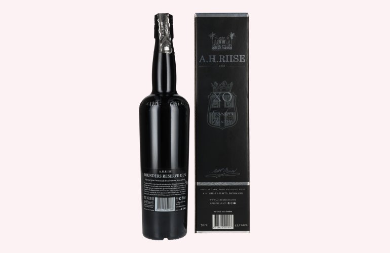 A.H. Riise X.O. FOUNDERS RESERVE Superior Spirit Drink #4 45,1% Vol. 0,7l in geschenkverpakking