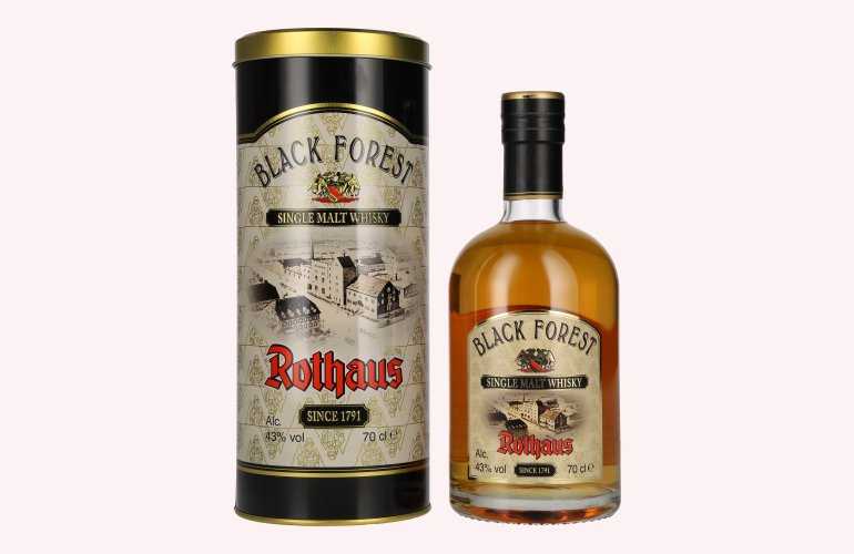 Black Forest Rothaus Single Malt Whisky Edition No. 15 43% Vol. 0,7l in Tinbox