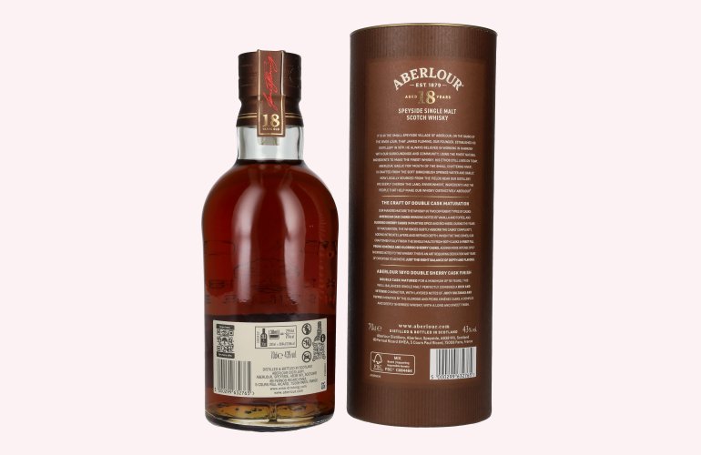Aberlour 18 Years Old Double Sherry Cask Finish Batch No. 006 43% Vol. 0,7l in Giftbox