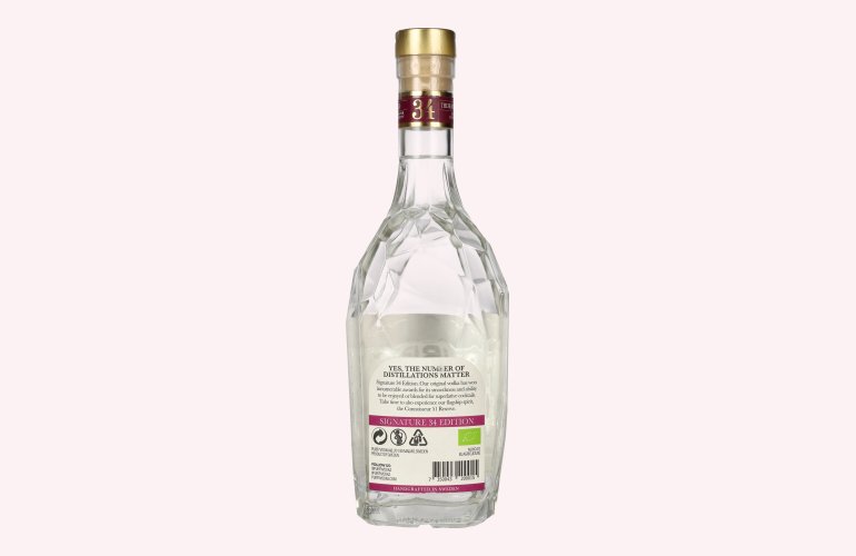 Purity SIGNATURE 34 EDITION Organic Vodka 40% Vol. 0,7l