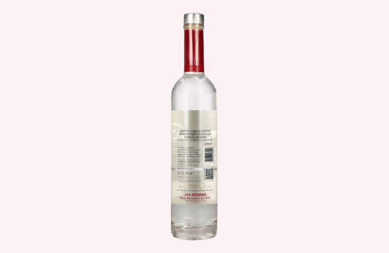 Nonino Grappa Monovitigni Single Grapes 40% Vol. 0,5l